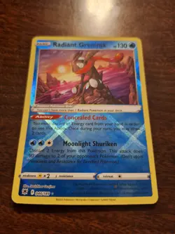 Pokemon Radiant Greninja Radiant Rare Holo Swsh10 Astral Radiance 046/189 NM - Image 2