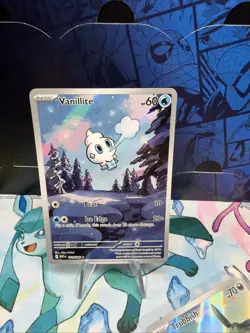 Pokemon 5 IR/1 UR Lot Of Litwick, Vanillite, Trubbish, Sawk, Darminitan, Bouf Ex - Image 3