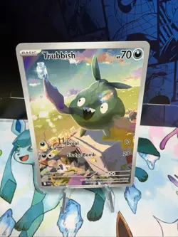 Pokemon 5 IR/1 UR Lot Of Litwick, Vanillite, Trubbish, Sawk, Darminitan, Bouf Ex - Image 5