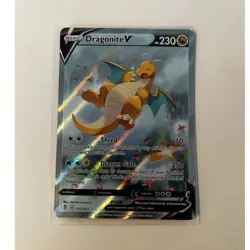 Pokemon Dragonite V Alternate Full Art 192/203 Evolving Skies Ultra Rare Holo - Image 1