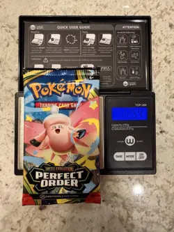 VERY HEAVY!! (22.54g) Pokemon Perfect Order – Factory Sealed Booster Pack! - Image 1
