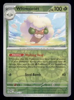Whimsicott Reverse Holo Prismatic Evolutions #008/131 - Rare - Pokemon TCG - NM - Image 1