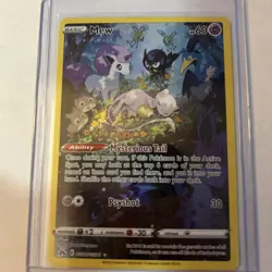 2023 Pokemon Sword & Shield Crown Zenith Galarian Gallery Mew #GG10/GG70 - Image 1