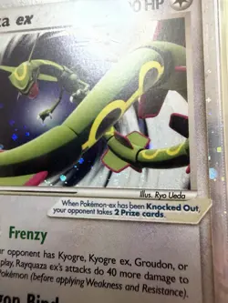 Pokemon Rayquaza EX Black Star Holo Promo #039 PSA 9 Mint With Swirl! New Cert! - Image 2