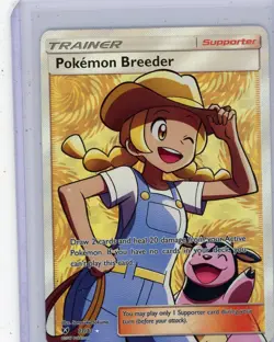 Pokemon TCG Pokemon Breeder 73/73 | Full Art Ultra Rare Holo Shining Legends - Image 1