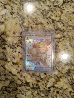 Pokemon TCG Arcanine ex Scarlet & Violet Base Set 224/198 Holo Ultra Rare - Image 2
