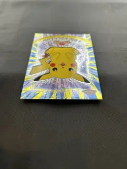 2000 Pokemon TV Topps Chrome Pikachu #25 - NM/LP - Image 5