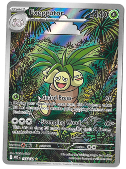 Pokemon- Exeggutor 135/132 Illustration Rare Mega Evolution NM/M - Image 1