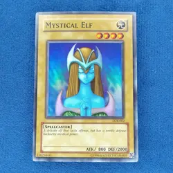 Yu-Gi-Oh! Mystical Elf LOB-062 Super Rare Unlimited 1996 - LP - Image 1