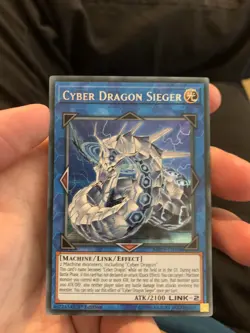 YUGIOH Secret Rare Cyber Dragon Sieger MP19-EN108 1st Edition - Image 1