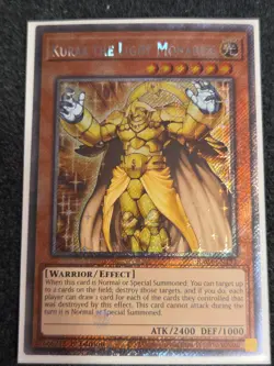 Kuraz The Light Monarch Platinum Secret Rare RA04-EN133 Yugioh - Image 1