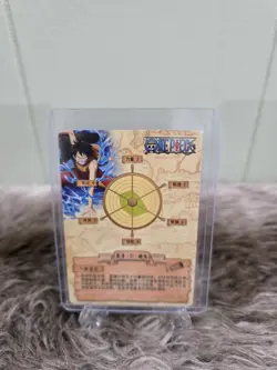 One Piece Luffy in rescue Anime Manga SSR RARE Mint Holo Trading Card CCG TCG - Image 2