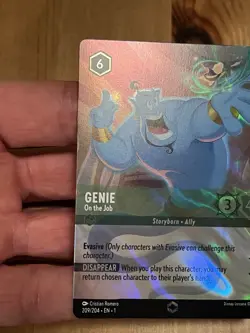 2023 Disney Lorcana The First Chapter Genie Enchanted 209/204 - Image 4