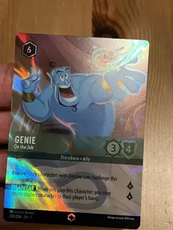 2023 Disney Lorcana The First Chapter Genie Enchanted 209/204 - Image 5