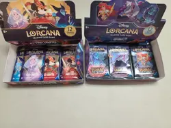14 x Disney Lorcana First Chapter & Ursala Booster Packs New Factory Sealed - Image 1