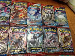 Large XY Era Pokemon Pack Lot All Factory Sealed From My Personal Collection - Image 3