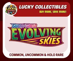 Pokemon TCG Evolving Skies – Common, Uncommon & Holo Cards – Choose Your Own ✅ - Image 1