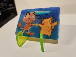 1998 Pokemon Viz Video Pikachu Meowth Lenticular Card PIKA-0032D/DVD Promo - Image 5