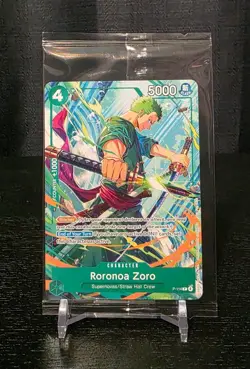 One Piece TCG - Roronoa Zoro, P-114, 2026 C2E2 Promo Card, English Sealed - Image 1