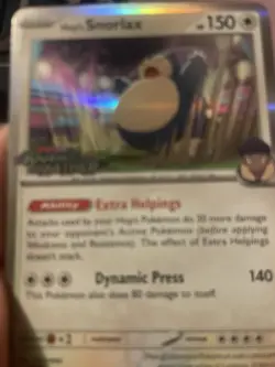 SV09 Journey together Hops Snorlax Black Star Promo Card - Image 1