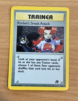 Pokemon TCG Rocket's Sneak Attack Holo Rare Card 16/82 Team LP/Excellent - Image 1