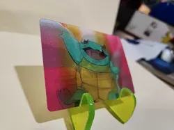 1998 Pokemon Video Pioneer Lenticular Squirtle Viz Promo Card Pika-0023D/DVD - Image 3