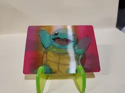 1998 Pokemon Video Pioneer Lenticular Squirtle Viz Promo Card Pika-0023D/DVD - Image 4