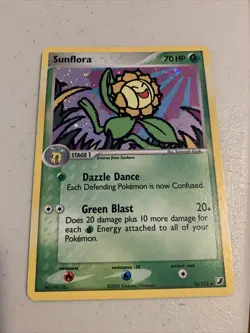 SUNFLORA 16/115 EX Unseen Forces HOLO RARE Pokemon card LP-NM Near Mint - Image 1