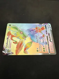 Pokemon Evolving Skies 2021 Leafeon VMAX Rainbow Secret Rare Card #204/203 NM - Image 4