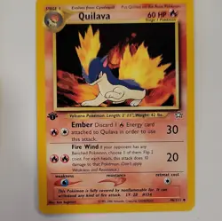 Pokemon TCG Neo Genesis Cyndaquil, Quilava 1st Edition Card Lot 2000 - Image 4