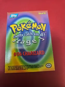 Charizard #06 Topps Stage 3 Pokemon Card - Image 2