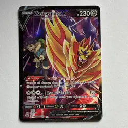 Pokemon Zamazenta V Ultra Rare Full Art Astral Radiance TG22/TG30 Holo Card - Image 2