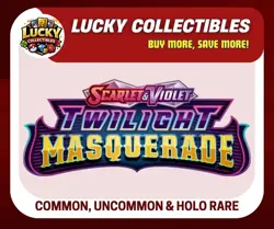 Pokemon TCG Twilight Masquerade – Common & Uncommon Cards – Select Your Own ✅ - Image 1