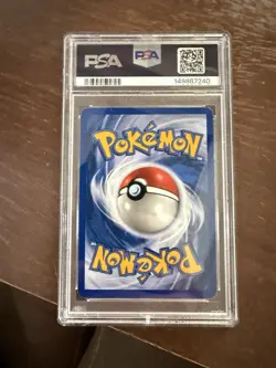 Pokemon TCG Blastoise Holo Unlimited Rare Card Base Set 2/102, PSA 5 - Image 2