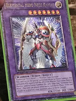 EXVC-EN093 Elemental Hero Neos Knight Ultimate Rare 1st Edition NM Yugioh Card - Image 2