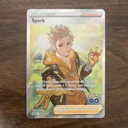 Pokemon Card Spark SWSH226 Black Star Promo Full Art Ultra Rare Pokemon GO, NM - Image 1