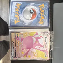 Pokemon Jumbo Card Lot with Binder - Pikachu, Dragapult VMAX, Crobat VMAX, etc - Image 3