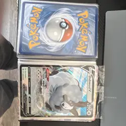 Pokemon Jumbo Card Lot with Binder - Pikachu, Dragapult VMAX, Crobat VMAX, etc - Image 4