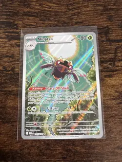 Pokemon TCG Ninjask Illustration Rare Card #137/132 Mega Evolutions - Image 2