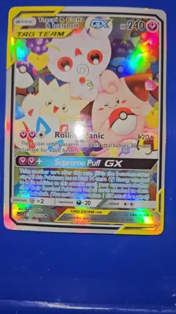 Togepi Cleffa Igglybuff GX 143/236 Tag Team Ultra Rare Pokemon Card NM upgraded - Image 2