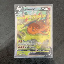 Pokemon TCG Charizard v SWSH260 Sword & Shield Promo Card NM - Image 1