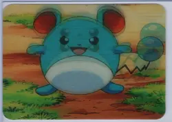 Pokemon Marill Lenticular Viz Video Promo 3D Card - PIKA-0029D/DVD VHS - Image 1
