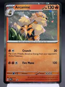 Arcanine SVP011 - Holo Promo - Scarlet & Violet Pokemon Card NM - Image 1