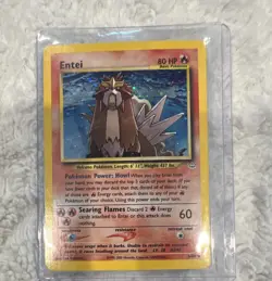 Pokemon Entei 80 HP Neo Revelation 06/64 Holo Rare Basic Card - Image 1