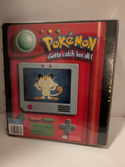 Vintage 1999 Pokemon Trading Card Wizards of the Coast 3-Ring Binder EMPTY - Image 4