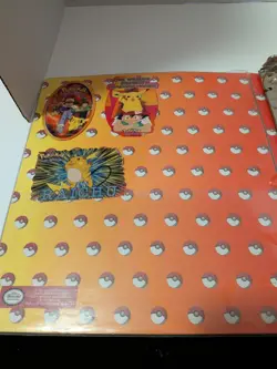Vintage 1999 Pokemon Trading Card Wizards of the Coast 3-Ring Binder EMPTY - Image 5