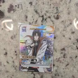 Aoshi Shinomori (014) (Winner) - Union Arena Promotion Card Sealed - Image 1