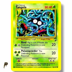 Tangela 96/130 - 2000 Base Set 2 Unlimited Common - Pokemon Card LP - Image 1