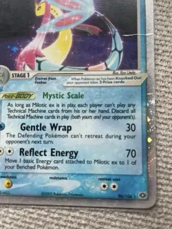 Pokemon Card-Milotic Ex-96/106-ENG-Ex Emerald -Holo-Played - Image 5