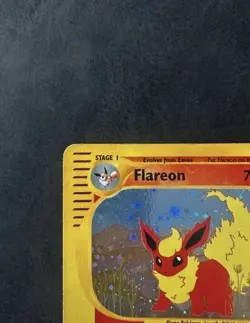 Pokemon Card-Flareon-Skyridge-ENG-H7/H32-Holo-NoCrystal-LP - Image 4